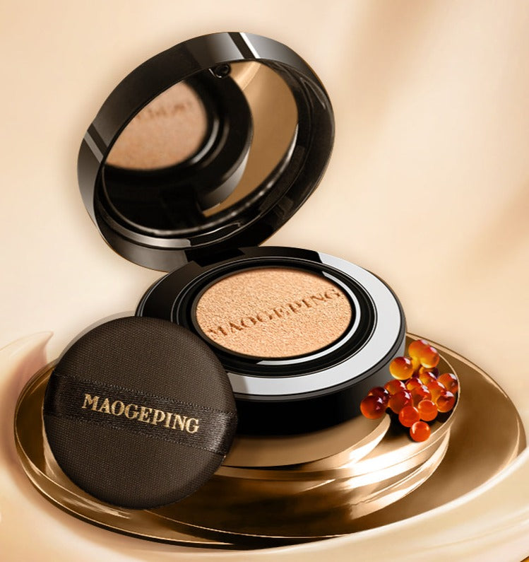 MAOGEPING 【Latest Version】 Luxury Caviar Flawless Cushion Liquid Foundation 毛戈平新版奢华鱼子酱无暇气垫粉底