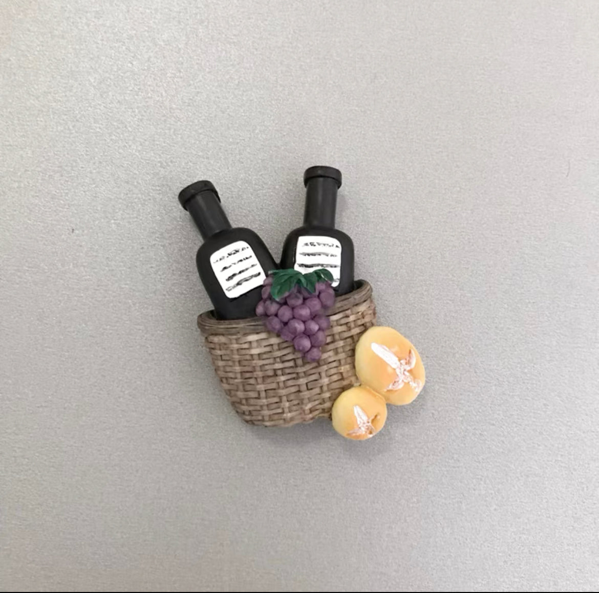 Handmade ins Style 3D Refrigerator Magnets-Wine Bottle 手作北欧INS风3D创意冰箱贴-酒瓶