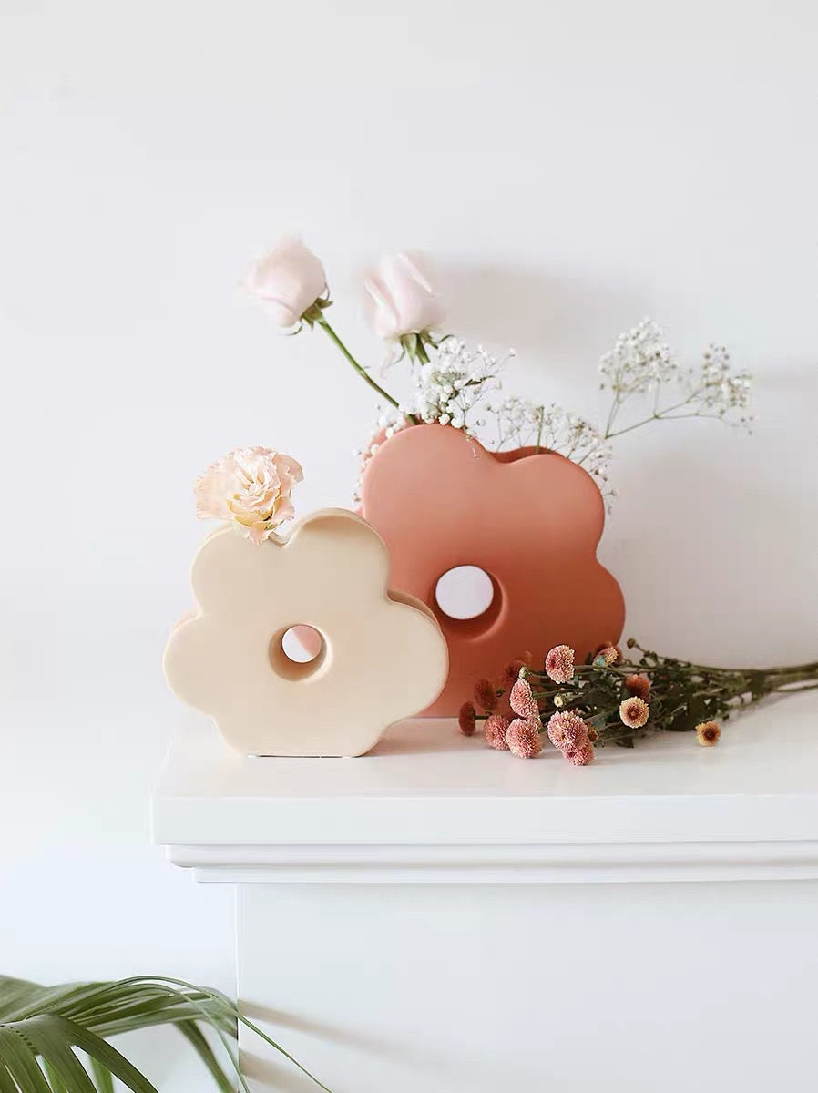 Handmade Ceramic Flower Vessel (Full set)手工陶瓷花器(套装)