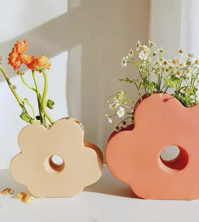 Handmade Ceramic Flower Vessel (Full set)手工陶瓷花器(套装)