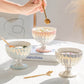 Pearl Glaze Gradual Change High-Footed Yogurt Dessert Cup 珍珠釉炫目高温釉渐变高脚酸奶甜品杯