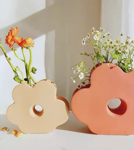 Handmade Ceramic Flower Vessel (Full set)手工陶瓷花器（套装）